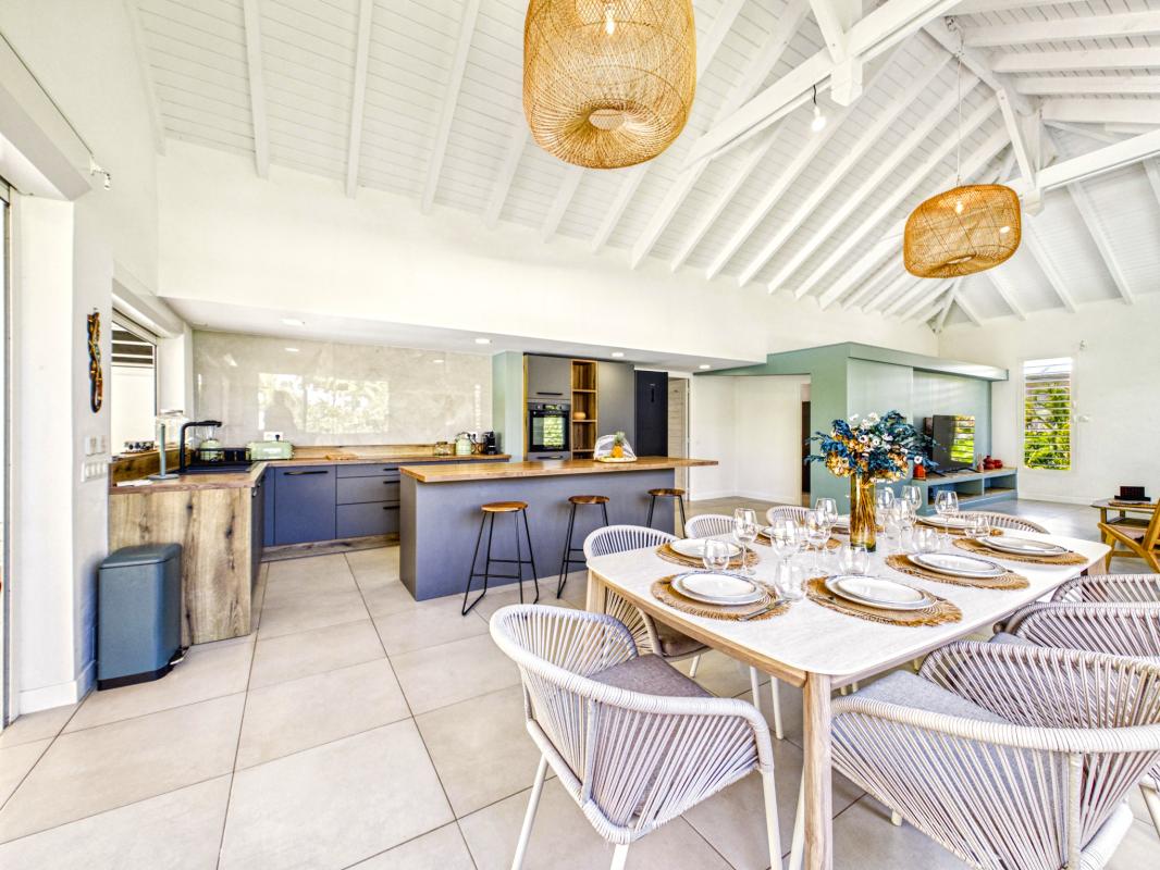 9.Location villa 10 personnes piscine saint François Guadeloupe